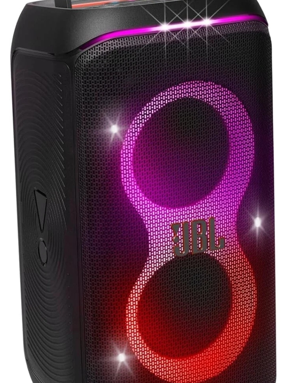 JBL 120 PartyBox Club Portable PartJBL Black Speaker with Pink and Red LED Rings